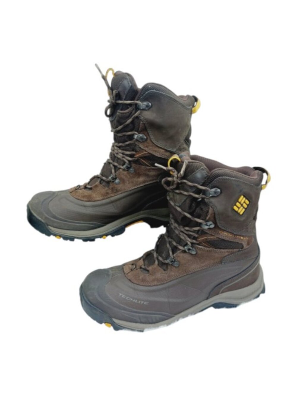 Columbia Men's Brown Bugaboot Plus III Omni-Heat Techlite Winter Snow Boots 10.5